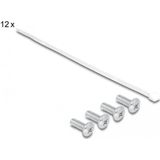 10 Keystone Patchpanel 12 Port Entl.schiene 1HE schw