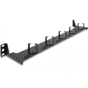 Delock - 19″ LWL Rangierpaneel - Zwart - 1 HE - Geschikt voor 19″ LWL HD Patchpaneel