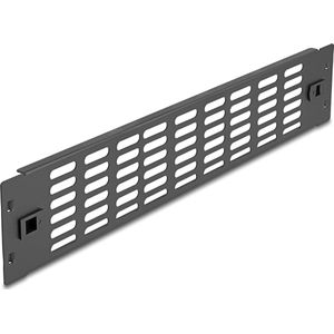Blindpaneel - 19 Inch - Zwart - Metaal - Toolfree Montage - 2U