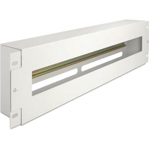 Delock - Stroomonderbrekerstrip - Grijs - Metaal - Voor 19" netwerk kast