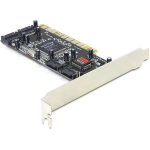 Delock - 70154 - PCIe SATA-uitbreidingskaart - 4x Poorten - Met RAID-controller