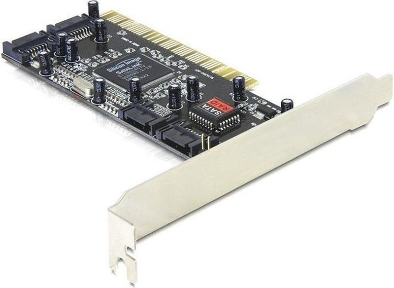 Delock - 70154 - PCIe SATA-uitbreidingskaart - 4x Poorten - Met RAID-controller