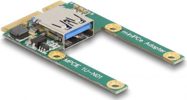 DeLOCK - Mini PCIe I/O - 1 x USB 2.0 Type-A - Controller