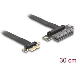 Delock Riser Karte PCI Express 3.0 x1 Stecker zu x4 Slot mit, Accessoires voor moederborden