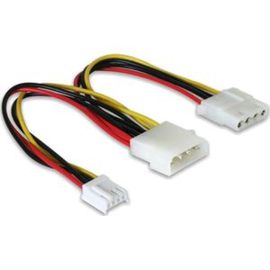 Floppy internes Stromkabel - 0,2 Meter - Delock