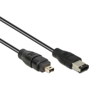 Firewire Kabe 6-pin - Typ: IEEE 1394A / IEEE 1394 - 4-Pin Firewire Ste
