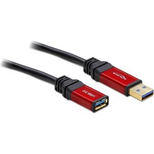 Delock Verlängerungskabel USB 3.0 > USB 3.0 1m Premium Stecker/Buchse