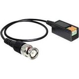 Delock - Kabel BNC Stekker - Terminalblock 2 Pin - 30 cm - Zwart