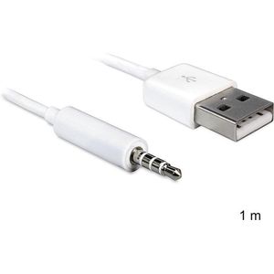 Apple iPad/iPhone/iPod Anschlusskabel [1x usb 2.0 Stecker a - 1x Klinkenstecker 3.5 mm] 1.00 - Delock
