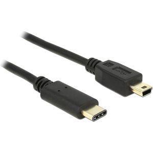 Delock USB Kabel C -> Mini-B St/St 2m zwart