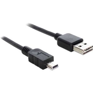 Delock - USB 2.0 A Male naar USB 2.0 Mini Male - 3 m