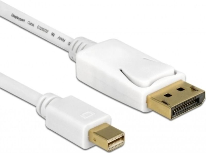 Delock Kabel Mini Displayport 1.2 Stecker > Displayport Stecker 4K 1m