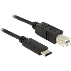 Delock - USB-C Male naar USB 2.0 B Male - 1 m
