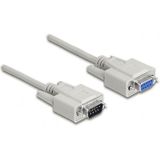 Kabel Seriellverl. D SUB 9 1, 8 m St/Bu - Delock