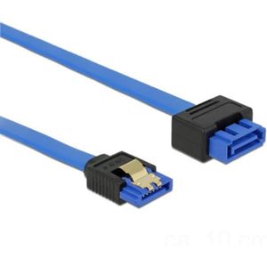 SATA data verlengkabel - plat - SATA600 - 6 Gbit/s / blauw - 0,50 meter