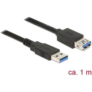 Delock USB 3.0 Typ-A m. > USB 3.0 Typ-A w. 1m