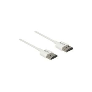 Dunne Premium HDMI kabel - versie 2.0 (4K 60Hz) / wit - 1,5 meter