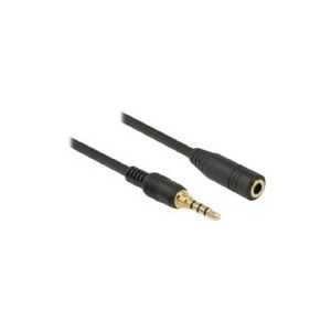 DeLOCK 85635, 3.5mm, Männlich, 3.5mm, Weiblich, 5 m, Schwarz