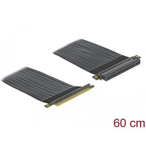 Delock PCI-E riser kaart x16 naar x16 flexibel, 60 cm, Interne kabel (PC)