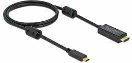 DeLOCK Aktives USB Type-C zu HDMI Kabel (DP Alt Mode) 4K 60 Hz 1 m