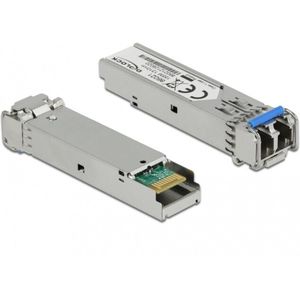 Delock SFP-module 100Base-FX SM 1310 nm DDM, Zendontvangers, Zilver