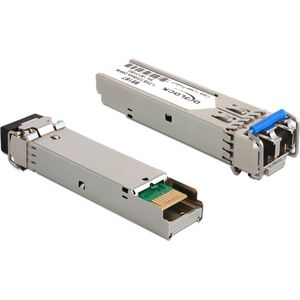 DeLOCK - SFP (Mini-GBIC) Transceiver Module - Gigabit Ethernet - LC Monomode - 1000Base-LX - Tot 20 km