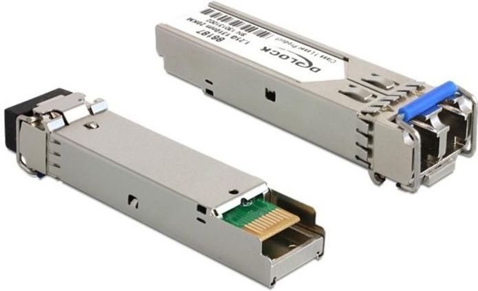 DeLOCK - SFP (Mini-GBIC) Transceiver Module - Gigabit Ethernet - LC Monomode - 1000Base-LX - Tot 20 km
