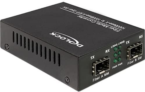 Delock Medienkonverter SFP - SFP (Media-omzetter), Netwerk accessoires