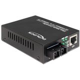 DeLOCK - Mediaconverter - Ethernet - Extern - RJ-45 / SC Single Mode