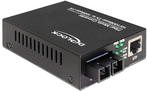 DeLOCK - Mediaconverter - Ethernet - Extern - RJ-45 / SC Single Mode