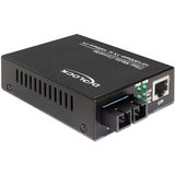 Delock - Medien Konverter 100Base FX - 2km - SC Duplex - RJ45