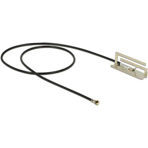 Tecline Delock WLAN 802.11 ac/ax/a/h/b/g/n antenne MHF 4L connector 1,6 dBi 25 cm PIFA intern (WiFi), Netwerkantenne