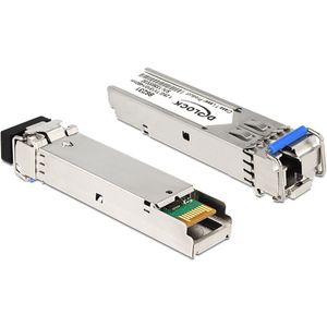 Delock SFP Modul 1000Base-BX SM TX 1310 nm / RX 1490 nm (86231), Zendontvangers