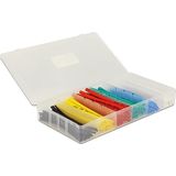 Krimpkousen - Assortiment in Handige Bewaardoos - 100 Stuks - Diverse Kleuren