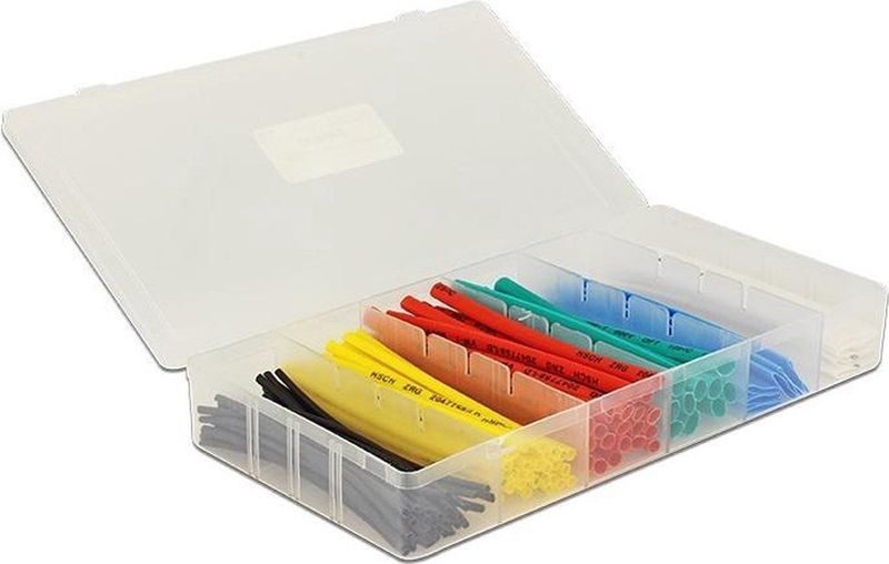 Krimpkousen - Assortiment in Handige Bewaardoos - 100 Stuks - Diverse Kleuren