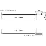 WLAN Antenne - 1 dBi - 0,20 Meter - MHF IPEX Connector