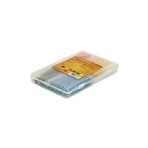 DeLOCK 86278, Kabelrinne, Schwarz, Blau, Grün, Rot, Gelb, PVC, 50 Stück(e)