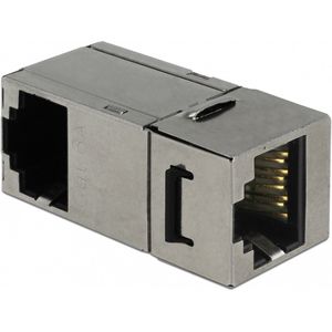 Delock - Keystone Module - RJ45 Jack naar RJ45 Jack - Cat.6 - 90°