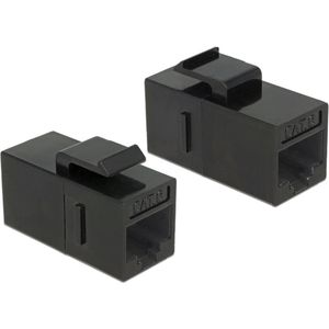 Keystone - Insert - RJ45 Cat6 - Zwart