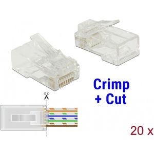 DeLOCK - RJ45 Crimp+Cut Plug - Cat.5e UTP Stekker