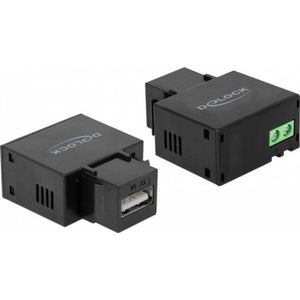 Keystone - USB-A - Lader - Zwart - 5W - Geschikt voor Keystone Opening