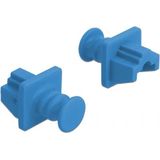 RJ45 - Afsluitcovers - Blauw - 10 Stuks - Beschermt tegen Vuil en Stof