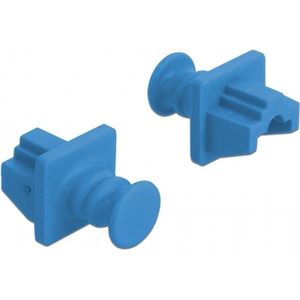 RJ45 - Afsluitcovers - Blauw - 10 Stuks - Beschermt tegen Vuil en Stof