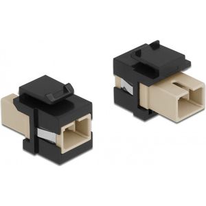 Keystone Module SC Simplex Vrouw naar Sc simplex vrouwelijk beige / zwart