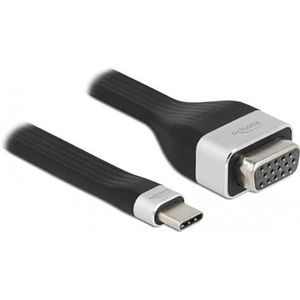 Delock FPC Lintkabel USB Type-C™ naar VGA (DP Alt Mode) 13 cm