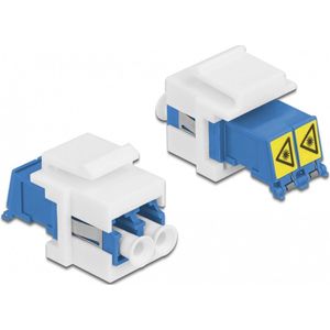 Delock - Keystone Module - LC Duplex Vrouwelijk - Bescherming Tegen Laserstraling