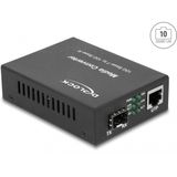 Delock - 10 Gigabit Ethernet Mediaconverter - RJ45 - SFP+ Ondersteuning