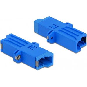 Delock - E2000 Simplex - Optische Vezel Koppeling - Blauw - Geschikt voor Single-Mode Vezels