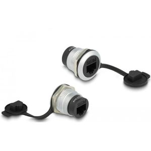 RJ45 CAT6A ingebouwde connector met beschermende stofdop