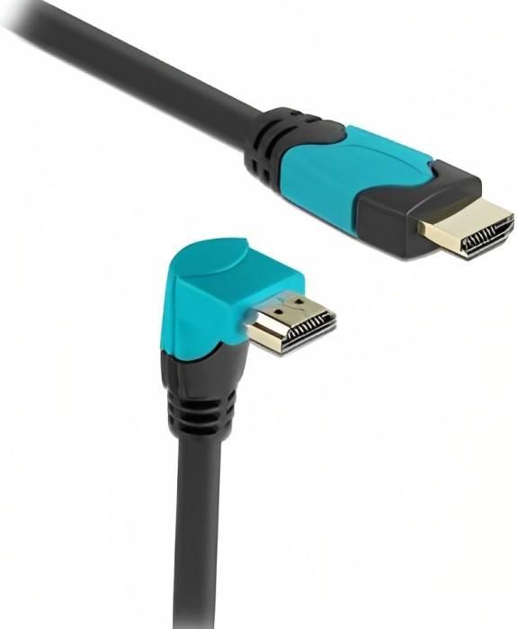 DeLOCK HDMI kabel - 90° haaks naar boven - versie 2.1 (8K 60Hz + HDR) - 2 meter